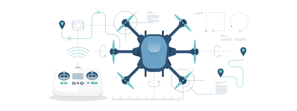 Controlling a sale drone