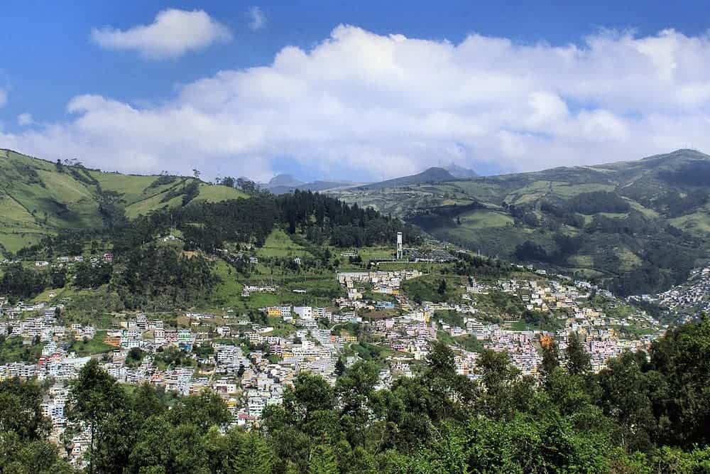 flying a drone in Ecuador