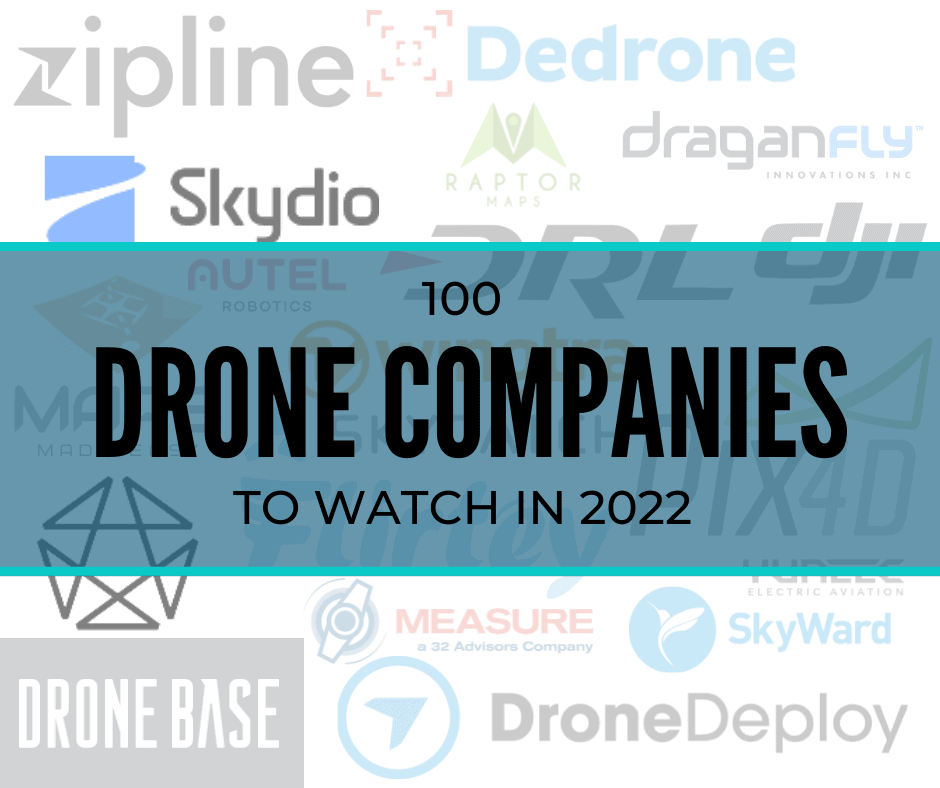 Enjuiciar Misericordioso algun lado Top 100 Drone Companies to Watch in 2022 | UAV Coach